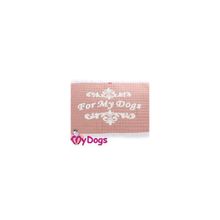 Плед для собак ForMyDogs 65х45 см розовый