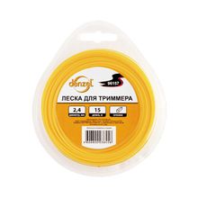 Леска для триммера звезда, 2.4мм х 15м Denzel 96173
