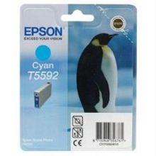 Картридж для EPSON T5592 (голубой) совместимый