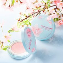 Тональная основа-кушон с экстрактом цветка вишни SPF50+ PA+++ Secret Nature Cherry Blossom Pink Tone up Sun Cushion 20г