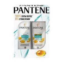 Набор для волос Pantene Aqua Light, шампунь, 250 мл + бальзам-ополаскиватель, 200 мл