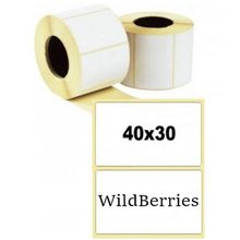 Термоэтикетка 40x30x1000 ЭКО - для WildBerries