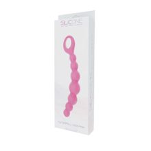 Toyz4lovers Розовая анальная цепочка CATERPILL-ASS SILICONE PINK - 19,5 см. (розовый)