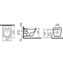 Унитаз подвесной VitrA S50 5318B003-0075 без сиденья