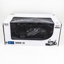 Радиоуправляемая машина Rastar BMW i8 Black 1:14 с открывающимися дверями - 71010-B