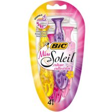 Bic Miss Soleil Color Collection 4 станка в блистере
