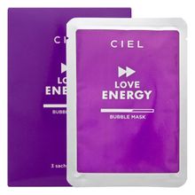 CIEL Очищающая кислородная тканевая маска для лица Энергия и сияние Love Energy | СиЭль