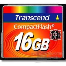 Transcend Compact Flash 16Gb  TS16GCF133 133-x