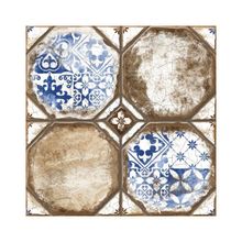 Керамогранит Брюгге 3Д тип 1 синий (узор) 40х40 (1,76м2 84,48м2)