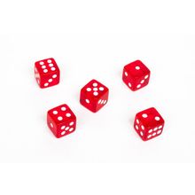 Кости игральные акриловые 15 мм, 1 шт