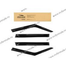 Дефлектор боковых окон Skoda Yeti 2009 накладной 4шт