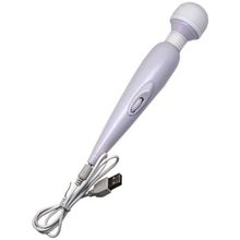 Белый вибромассажёр Mimi Magic Wand - 19,2 см. Белый