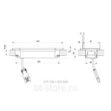 Блок розеток Bachmann Power Frame Cover  с крышкой