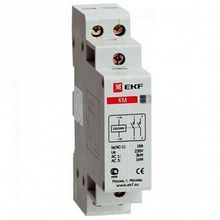 Модульный контактор  КМ 1P 16А 400 230 AC |  код.  km-1-16-11 |  EKF