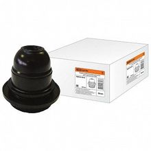 Патрон карболитовый с кольцом, Е27, Черный Б Н |  код. SQ0335-0012 |  TDM