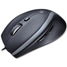 Лазерная мышь Logitech "M500 Corded Mouse" 910-003725, 5кн.+скр., черно-серебр. (USB)