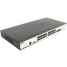 Коммутатор   D-Link   DGS-3120-24TC  B1ARI   Управляемый коммутатор (20UTP 10 100 1000Mbps  +  4Combo  1000BASE-T SFP)