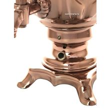 Электрический самовар 3 литра с медным покрытием "желудь" с автоматическим отключением при закипании, арт. 140305к