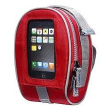 Сумка с чехлом для смартфона BiKASE SALamander RED, красная