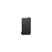 защитный чехол Qumo Split, натуральная кожа для iPhone 4 4S, black
