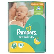 Pampers New Baby 2 mini jumbo, 3-6 кг 94 шт.
