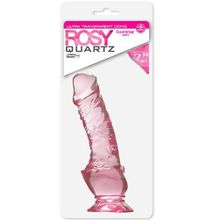 NMC Розовый фаллоимитатор QUARTZ ROSY 7INCH PVC DONG - 18 см. (розовый)