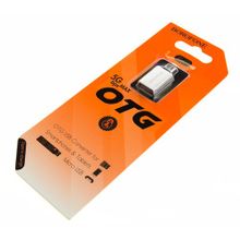 Адаптер Borofone BV2 micro usb OTG adapter, серебро