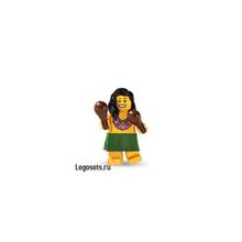Lego Minifigures 8803-14 Series 3 Hula Dancer (Гавайская Танцовщица) 2011
