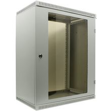 NT WALLBOX LIGHT 15-63 G Шкаф 19" настенный, серый 15U 600*350,дверь стекло-металл