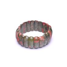 Бусики-Колечки Браслет Яшма "Лилу" арт. бНЯШ-3(25-10)-17-5