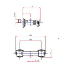 Смеситель для душа CEZARES OLIMP-DS OLIMP-DS-03 24-O