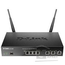 D-Link DSR-500AC RU A1A Беспроводной двухдиапазонный гигабитный сервисный маршрутизатор AC1300 с резервированием WAN портов