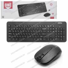 Клавиатура + мышь SmartBuy SBC-214350AG-K (USB) беспроводная, Black