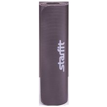 STARFIT Коврик для йоги FM-301, NBR, 183x58x1,0 см, серый