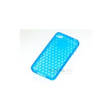 Силиконовая накладка для iPhone 4 4S вид №17 blue