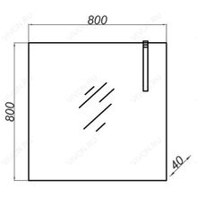 Aqwella Мебель для ванной Милан 80 подвесная, с ящиками, ножки