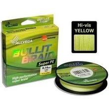 Allvega Рыболовная леска ALLVEGA Bullit Braid 135м 0,28 (желтый)