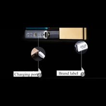 USB зажигалка электроимпульсная - золотой глянец