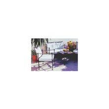 Садовая мебель:ЛАНЖЕ:EB 0301 лавка обивка из акриловой ткани с кантиком (U,V,W)