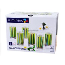 Набор высоких стаканов (270 мл) Luminarc PALM TREE GREEN H6308 - 6 шт