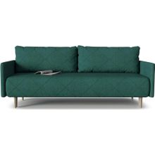 Смарт Диван прямой Mille 06 3-х местный с подлокотниками еврокнижка