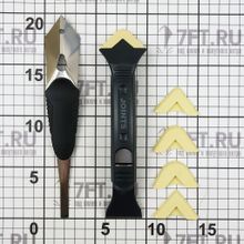 Joints Шпатель   Скребок для силикона многофункциональный 5 насадок Joints Silicone Trowel & Scraper Set