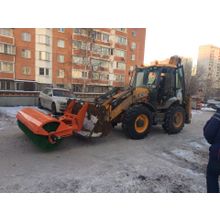 Дорожная щётка для экскаватора-погрузчика JCB 3CX   4CX   5CX