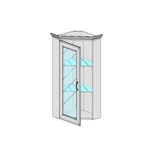 Шкаф с витриной 1VU Tiffany