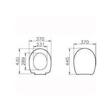 VitrA 05-003-003, Yeni Akdeniz, дюропласт, металлические петли, крепление сверху