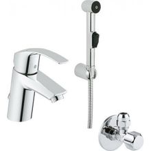 Смеситель Grohe Eurosmart New для раковины с гигиеническим душем, 23124002