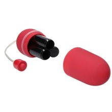 Красное гладкое виброяйцо Vibrating Egg - 8 см. (229481)