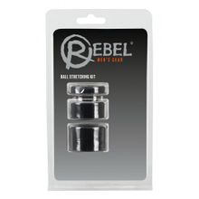 Набор из 3 колец для утяжки мошонки Rebel Ball Stretching Kit (108200)