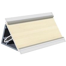 Скиф Кухонный пластиковый плинтус 3000х25х25 мм. № 133 матовый, цвет дуглас светлый ID - 291608