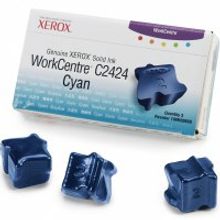 XEROX 108R00660 твердые чернила  WorkCentre C2424 (голубые 3 шт., 3400 стр)